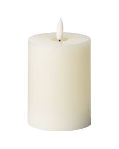 Luxe Collection Natural Glow 3 x 4 LED Cream Candle