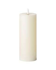 Luxe Collection Natural Glow 3 x 8 LED Cream Candle