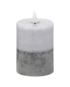 Luxe Collection Natural Glow 3x4 Stone LED Candle