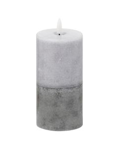 Luxe Collection Natural Glow 3x6 Stone LED Candle