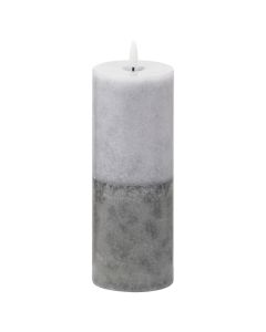 Luxe Collection Natural Glow 3x8 Stone LED Candle