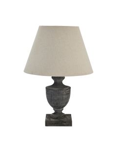 Incia Urn Wooden Table Lamp