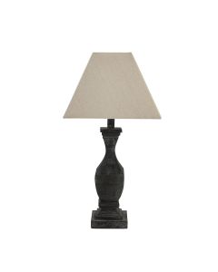 Incia Fluted Wooden Table Lamp