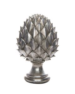 Large Silver Pinecone Finial