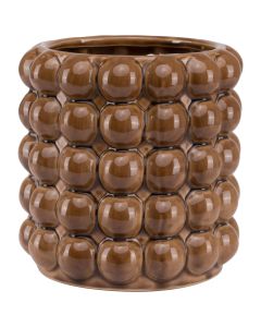 Seville Collection Large Caramel Bubble Planter