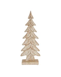 Carved Wood Large Christmas Tree