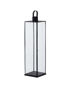 Flat Top Large Black Lantern