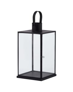 Flat Top Small Black Lantern