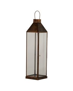 Burnished Brass Large Lantern