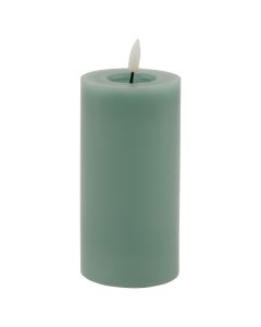 Luxe Collection Melt Effect 3x6 Sage LED Wax Candle