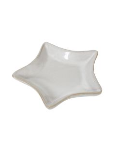 Small White Ceramic Star Dish