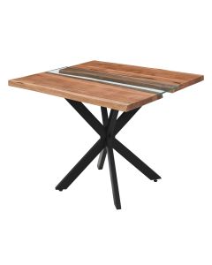 Live Edge Collection Square River Dining Table