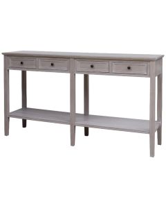 The Serene Collection Four Drawer Console Table